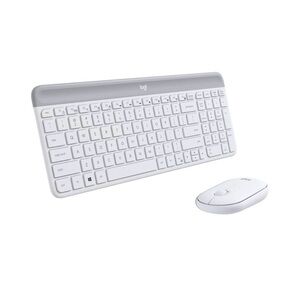 Logitech Wireless Keyboard and Mouse Combo - White